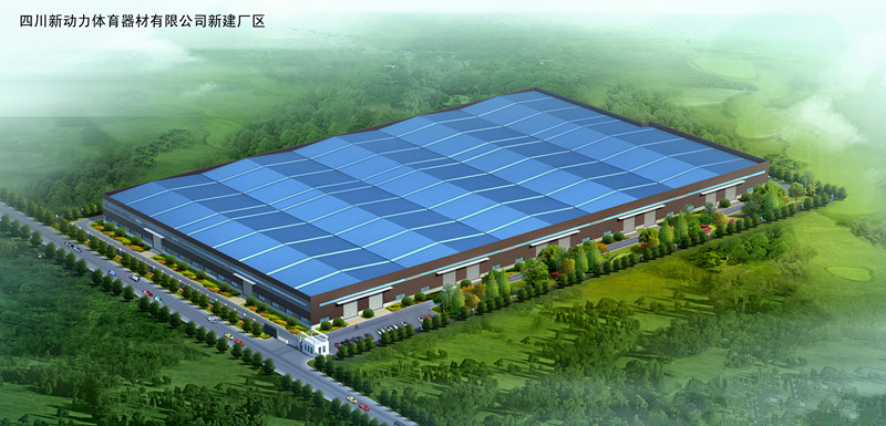 四川新动力体育器材有限责任公司钢结构厂房鸟
