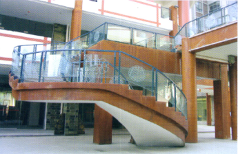 Chengdu a product the world steel staircase handrail project